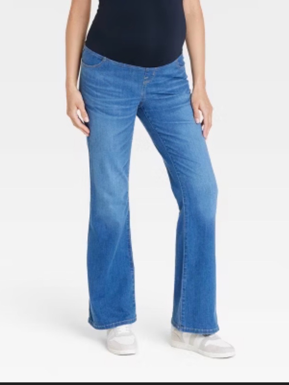 NWT isabel over the belly super stretch maternity pants wide leg